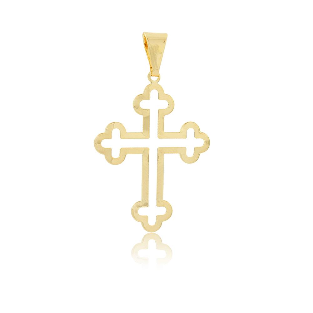 Tarnish Resistant, Nickel free and Hypoallergenic for Sensitive skin, Apparel and Accessories, Jewelry, Charms and Pendants Pendant Finished in 18K Yellow Gold Religious Jewelry 26215