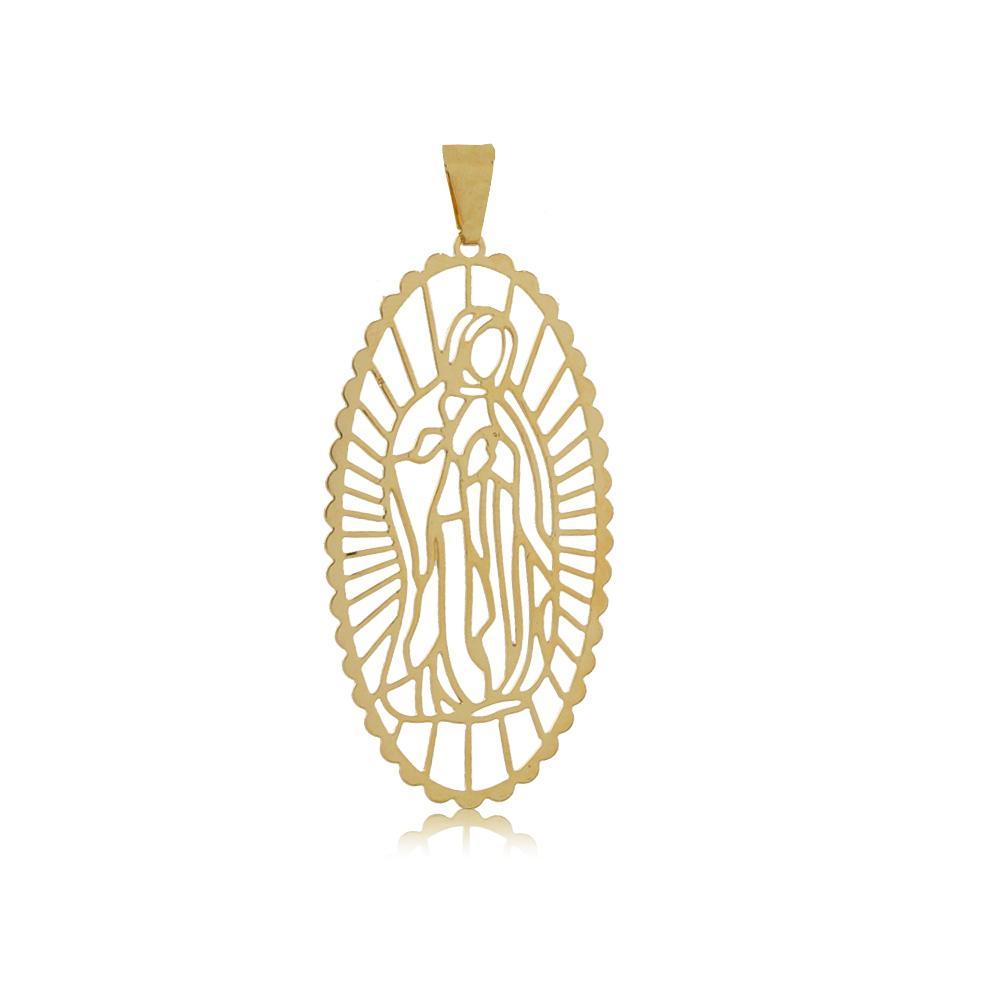 Tarnish Resistant, Nickel free and Hypoallergenic for Sensitive skin, Apparel and Accessories, Jewelry, Charms and Pendants Pendant Finished in 18K Yellow Gold Religious Jewelry 26299