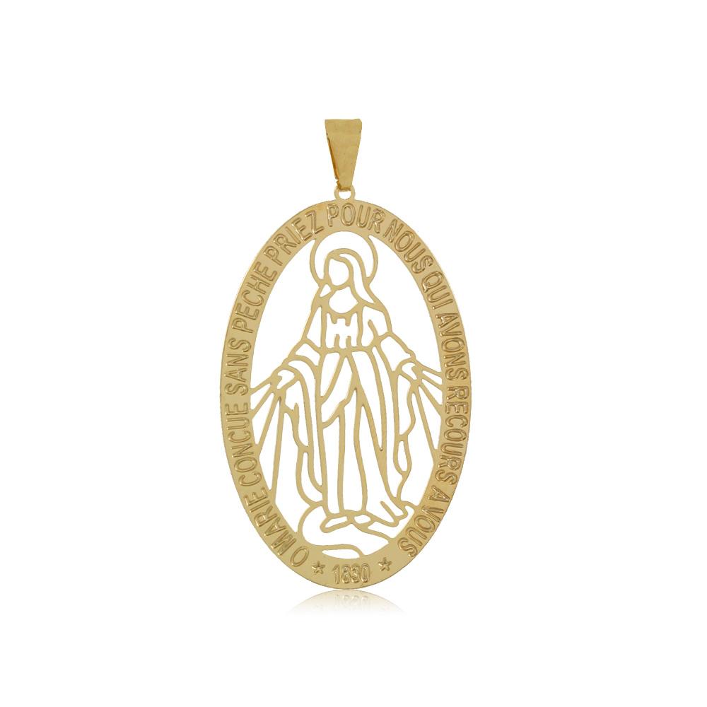 Tarnish Resistant, Nickel free and Hypoallergenic for Sensitive skin, Apparel and Accessories, Jewelry, Charms and Pendants Pendant Finished in 18K Yellow Gold Religious Jewelry 26300