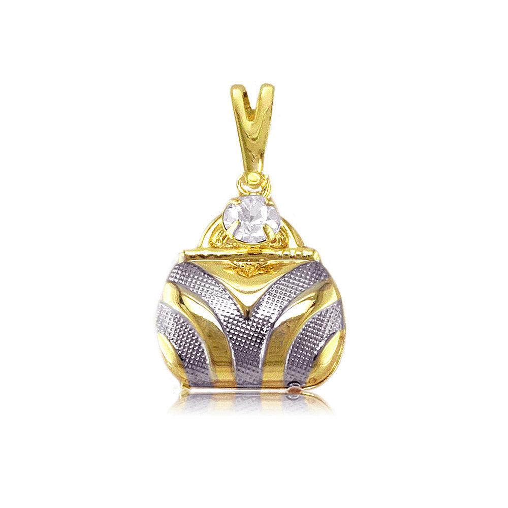 Tarnish Resistant, Nickel free and Hypoallergenic for Sensitive skin, Apparel and Accessories, Jewelry, Charms and Pendants Pendant Finished in 18K Yellow Gold Women Jewelry 27349