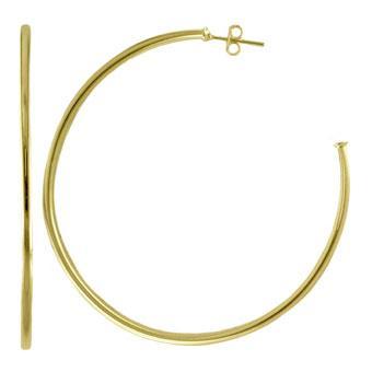 Tarnish Resistant, Nickel free and Hypoallergenic for Sensitive skin, Apparel and Accessories, Jewelry, Earrings Hoop Earring Finished in 18K Yellow Gold Women Jewelry 35264