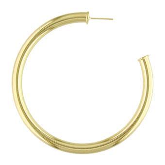 Tarnish Resistant, Nickel free and Hypoallergenic for Sensitive skin, Apparel and Accessories, Jewelry, Earrings Hoop Earring Finished in 18K Yellow Gold Women Jewelry 35280