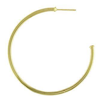 Hoop Earring Finished in 18K Yellow Gold Women Jewelry 35287