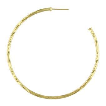 Tarnish Resistant, Nickel free and Hypoallergenic for Sensitive skin, Apparel and Accessories, Jewelry, Earrings Hoop Earring Finished in 18K Yellow Gold Women Jewelry 35312