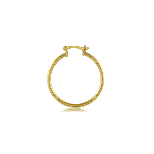 Tarnish Resistant, Nickel free and Hypoallergenic for Sensitive skin, Apparel and Accessories, Jewelry, Earrings Hoop Earring Finished in 18K Yellow Gold Women Jewelry 35398