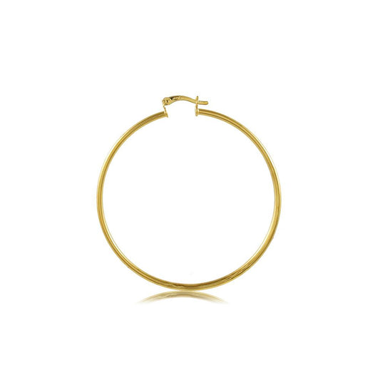 Tarnish Resistant, Nickel free and Hypoallergenic for Sensitive skin, Apparel and Accessories, Jewelry, Earrings Hoop Earring Finished in 18K Yellow Gold Women Jewelry 35399