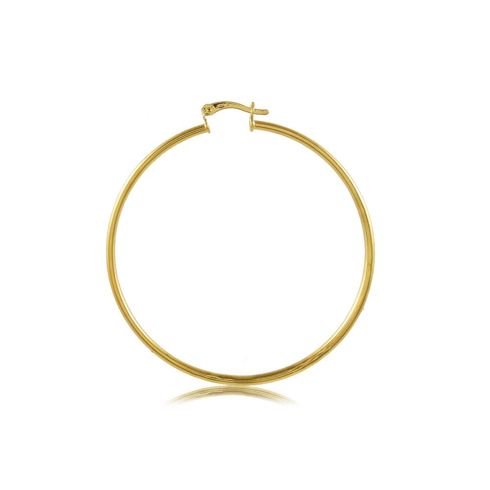 Tarnish Resistant, Nickel free and Hypoallergenic for Sensitive skin, Apparel and Accessories, Jewelry, Earrings Hoop Earring Finished in 18K Yellow Gold Women Jewelry 35400