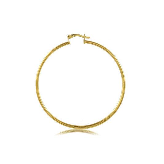 Tarnish Resistant, Nickel free and Hypoallergenic for Sensitive skin, Apparel and Accessories, Jewelry, Earrings Hoop Earring Finished in 18K Yellow Gold Women Jewelry 35400