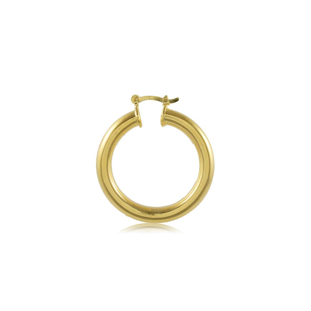 Tarnish Resistant, Nickel free and Hypoallergenic for Sensitive skin, Apparel and Accessories, Jewelry, Earrings Hoop Earring Finished in 18K Yellow Gold Women Jewelry 35414