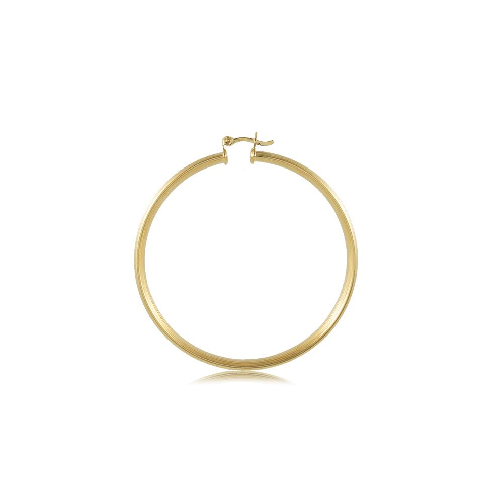 Tarnish Resistant, Nickel free and Hypoallergenic for Sensitive skin, Apparel and Accessories, Jewelry, Earrings Hoop Earring Finished in 18K Yellow Gold Women Jewelry 35466