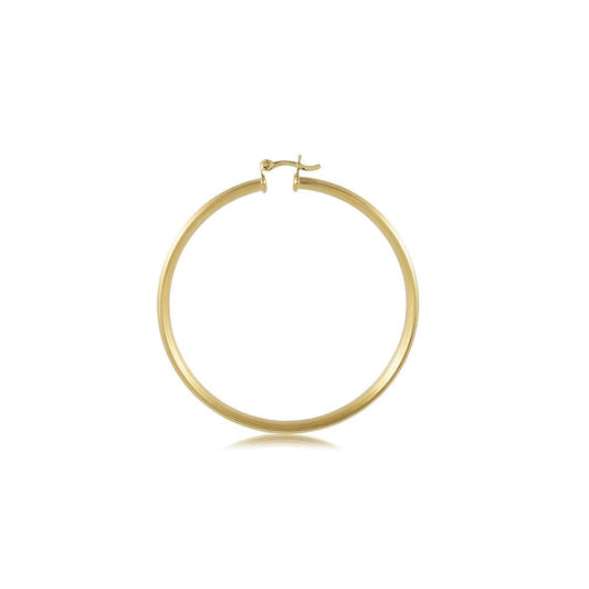 Tarnish Resistant, Nickel free and Hypoallergenic for Sensitive skin, Apparel and Accessories, Jewelry, Earrings Hoop Earring Finished in 18K Yellow Gold Women Jewelry 35466