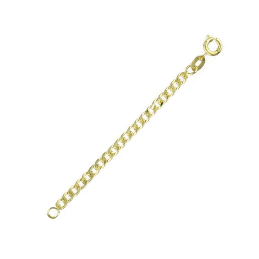 Curb Chain Bracelet Finished in 18K Yellow Gold Men Jewelry 50338