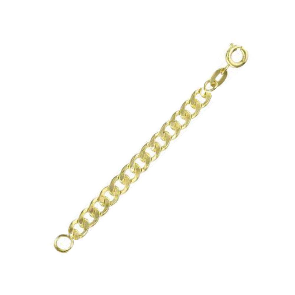 Curb Chain Bracelet Finished in 18K Yellow Gold Men Jewelry 50418