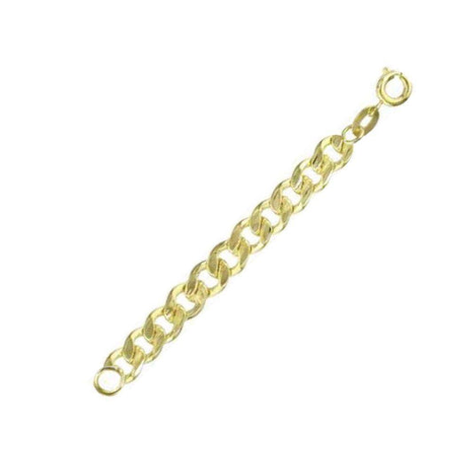 Tarnish Resistant, Nickel free and Hypoallergenic for Sensitive skin, Apparel and Accessories, Jewelry, Necklaces Curb Chain Necklace Finished in 18K Yellow Gold Men Jewelry 40448 60cm/24in