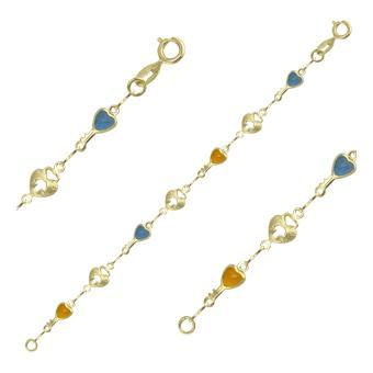 Tarnish Resistant, Nickel free and Hypoallergenic for Sensitive skin, Apparel and Accessories, Jewelry, Necklaces Beaded Chain Necklace Finished in 18K Yellow Gold Women Jewelry 41461