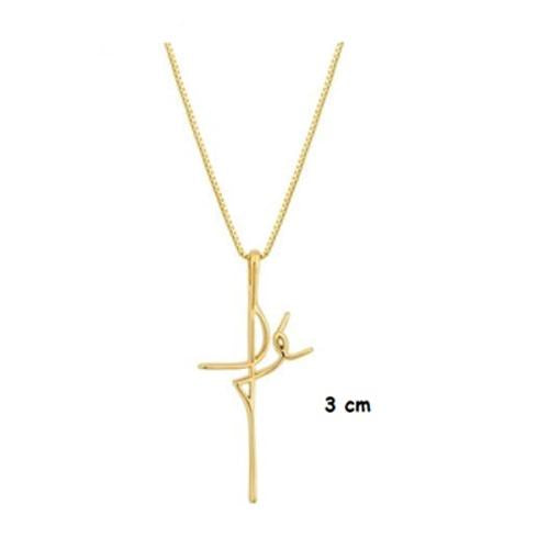 Tarnish Resistant, Nickel free and Hypoallergenic for Sensitive skin, Apparel and Accessories, Jewelry, Necklaces Necklace Finished in 18K Yellow Gold Women Jewelry 46206