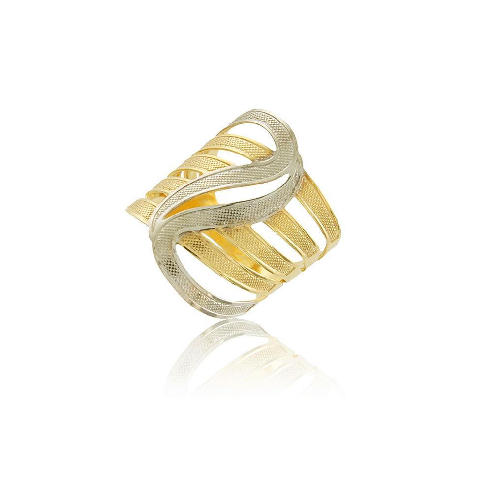 Tarnish Resistant, Nickel free and Hypoallergenic for Sensitive skin, Apparel and Accessories, Jewelry, Rings Ring Finished in 18K Yellow Gold Women Jewelry 66019 6