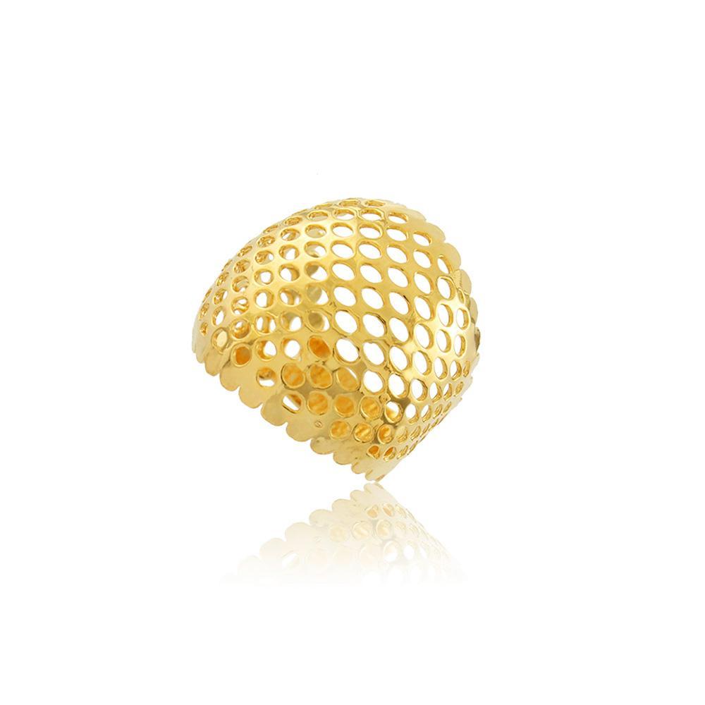 Tarnish Resistant, Nickel free and Hypoallergenic for Sensitive skin, Apparel and Accessories, Jewelry, Rings Ring Finished in 18K Yellow Gold Women Jewelry 66023 6